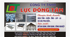 Desktop Screenshot of inoxdongnai.com